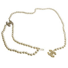 Chanel Pearl Belt