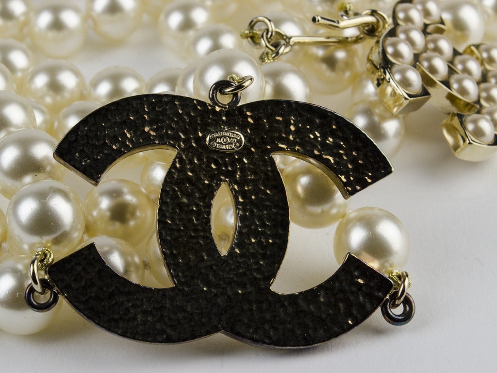 Chanel Pearl Belt In Good Condition In San Diego, CA