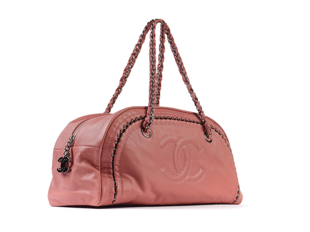 Chanel Blush Luxe Ligne Bowler