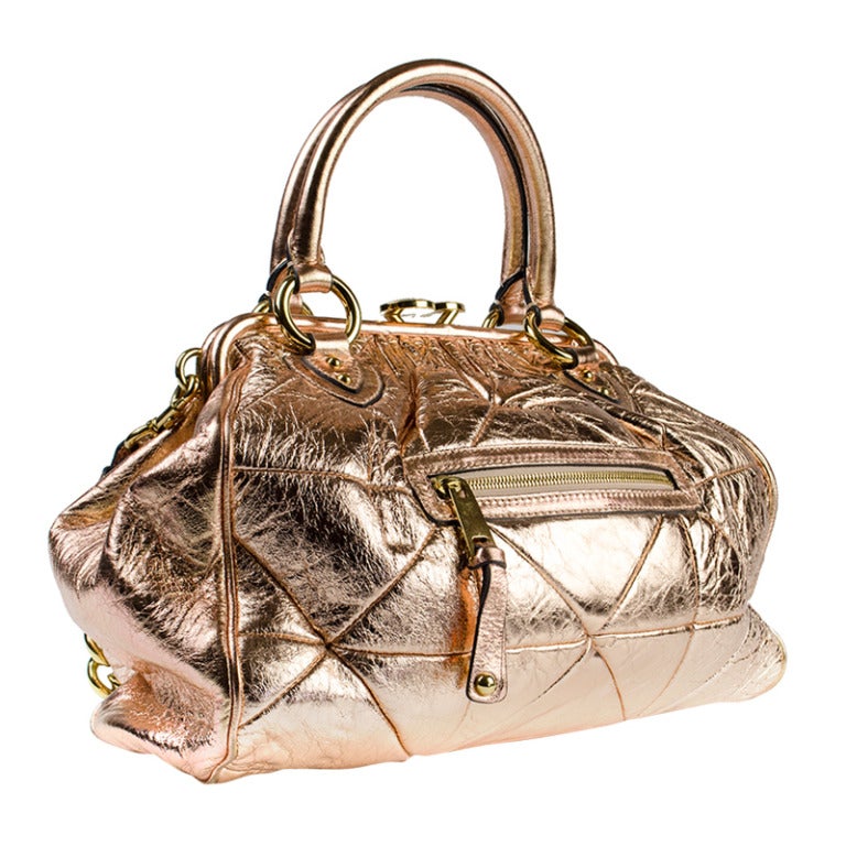 Marc Jacobs Rose Gold Stam Bag