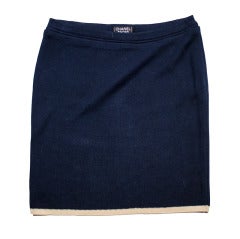 Chanel Vintage Knit Skirt
