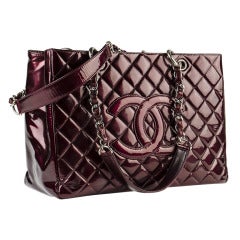 Chanel Burgundy Grand Shopper Tote GST Bag