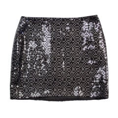 Chanel Black Sequin Skirt