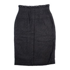 Chanel 07A Black Skirt