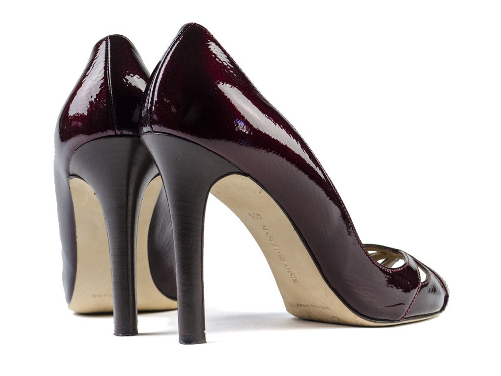 Women's Manolo Blahnik 'Butterpump' Purple Heels