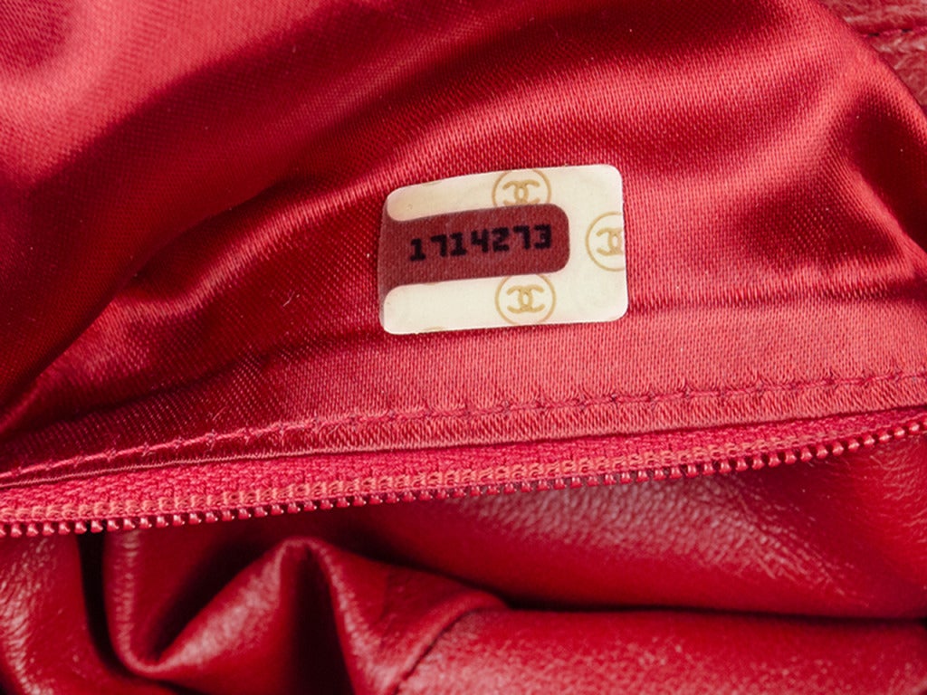 Chanel Vintage Red Shoulder Bag 1