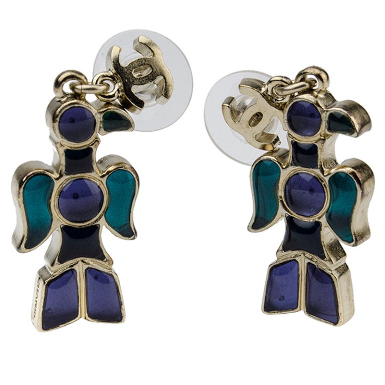 Chanel Boucles Oreille Earrings For Sale