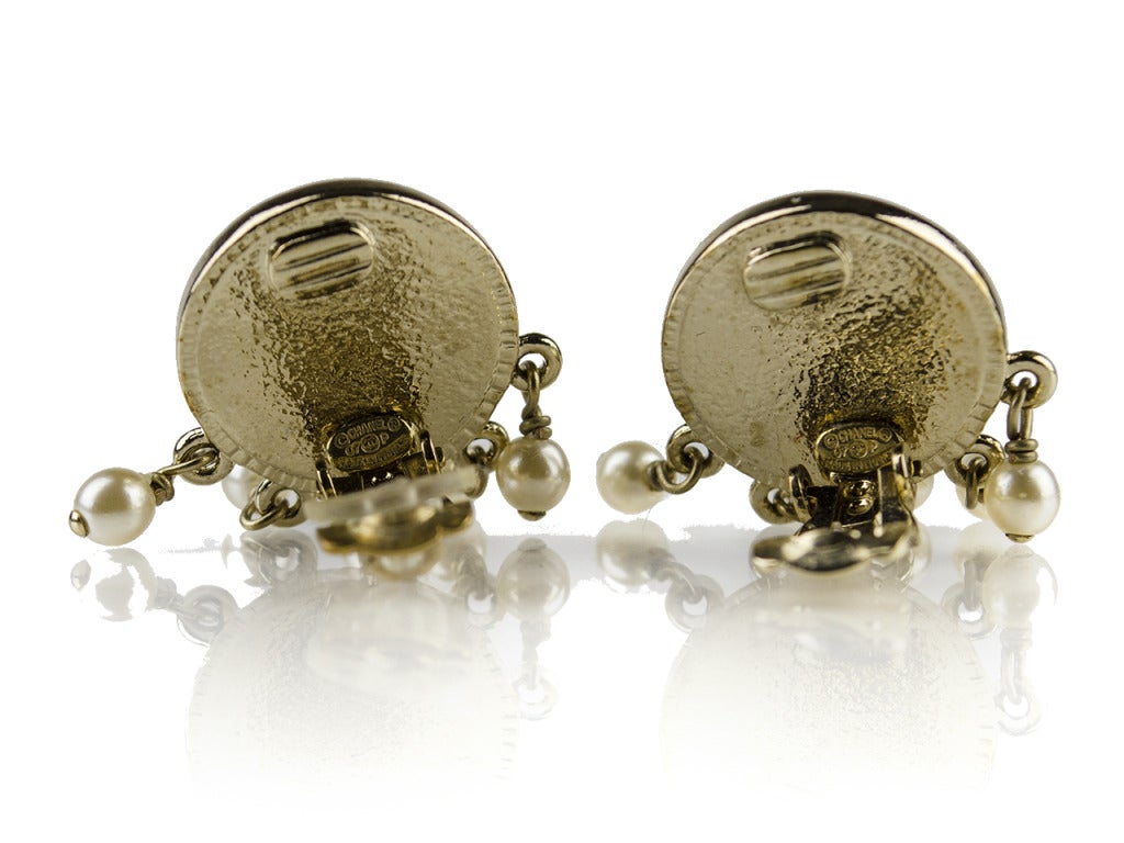 chanel tribal earrings