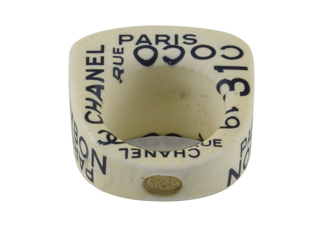 Chanel 02P Rue Cambon Ring In Good Condition In San Diego, CA