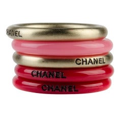 Chanel 07P Stackable Plastic Rings
