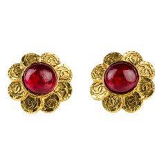 Chanel Vintage Season 28 Coin Earrings