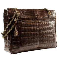 Chanel Crocodile Bag - 25 For Sale on 1stDibs