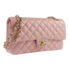 Chanel Pink Caviar Medium Double Flap Bag