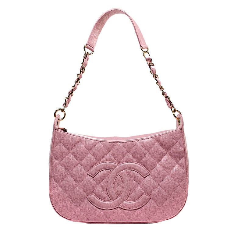 Chanel Pink Timeless Caviar Shoulder Bag at 1stdibs