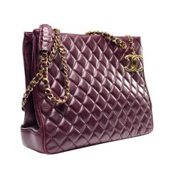 Chanel Quilted Retro Briefcase Tote
