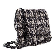 Chanel Messenger Bag aus Tweed mit Boucle-Muster