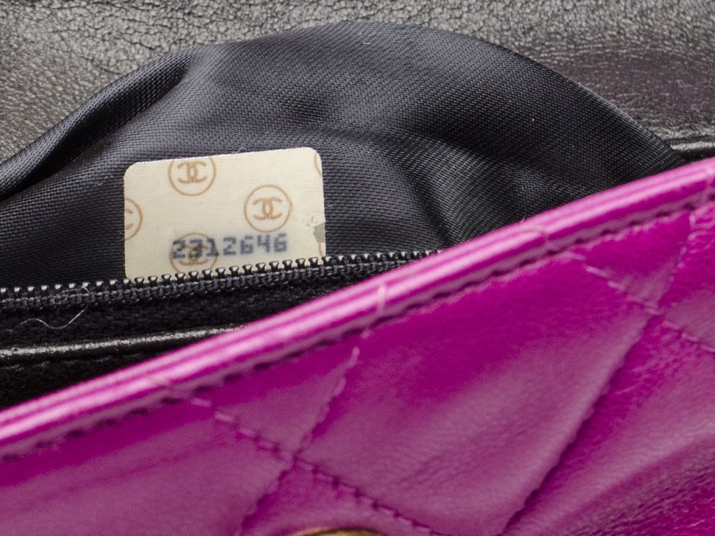 Chanel Vintage Pink Lambskin Shoulder Bag For Sale 2