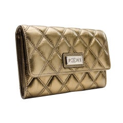 Chanel Bronze Lambskin Leather P.C.N.Y. Wallet