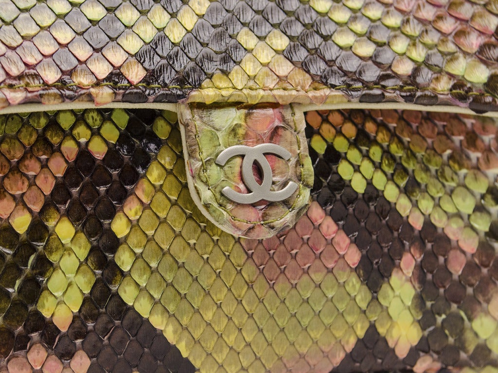 chanel python purse