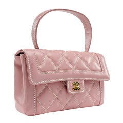 Vintage Chanel Pink Kelly Flap Bag