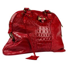 Yves Saint Laurent Crocodile Muse Bag