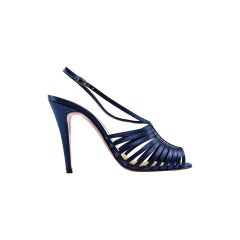 Christian Louboutin Bretelle 100 Crepe Satin Heels