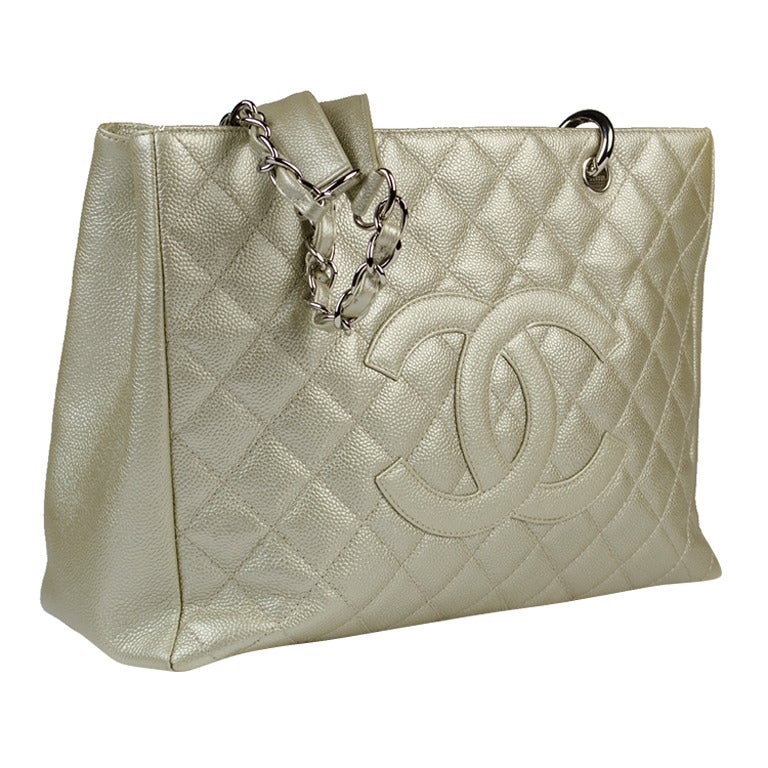 Chanel Gold GST Tote Bag