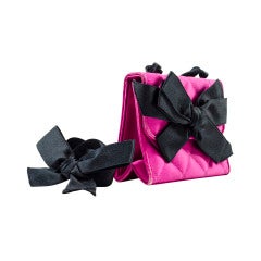 Chanel Satin Evening Bow Bag