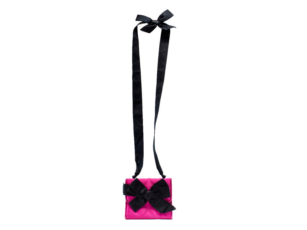 Chanel Satin Evening Bow Bag 1