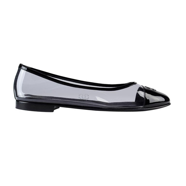 Chanel Clear Ballet Flats at 1stdibs
