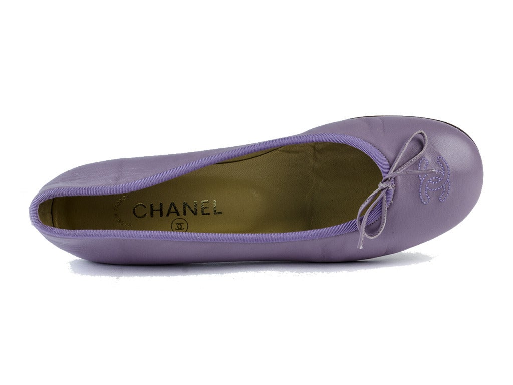 purple ballerina shoes