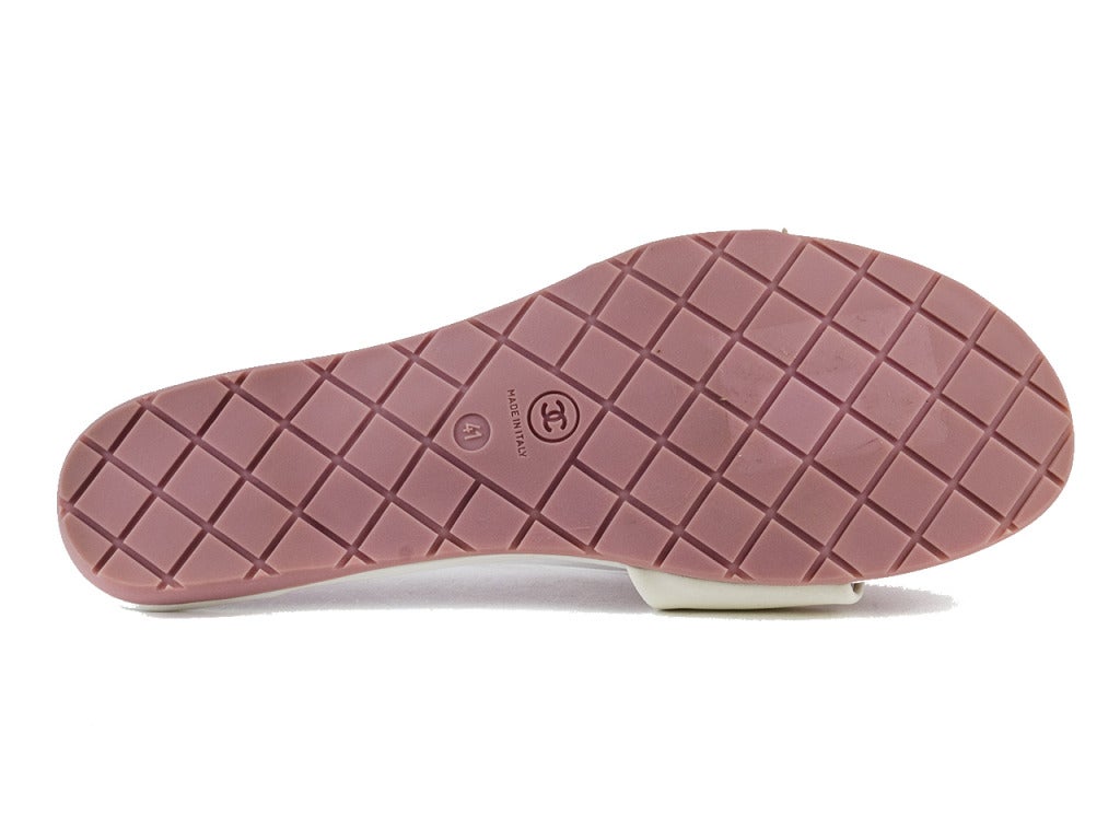 Chanel Pink Mule Sandals For Sale 1