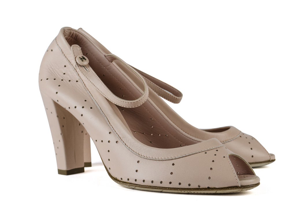 Chanel Pink Mary Janes