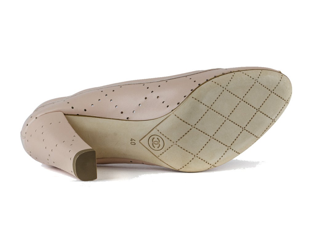 Chanel Pink Mary Janes For Sale 2