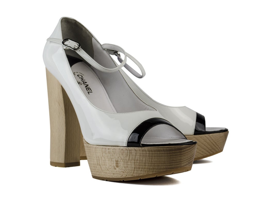 Chanel Wooden Heels