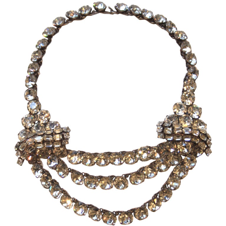 Roger Scemama for Balenciaga Couture Necklace For Sale