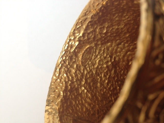 Chanel Vintage Goldtone Cuff Bracelet