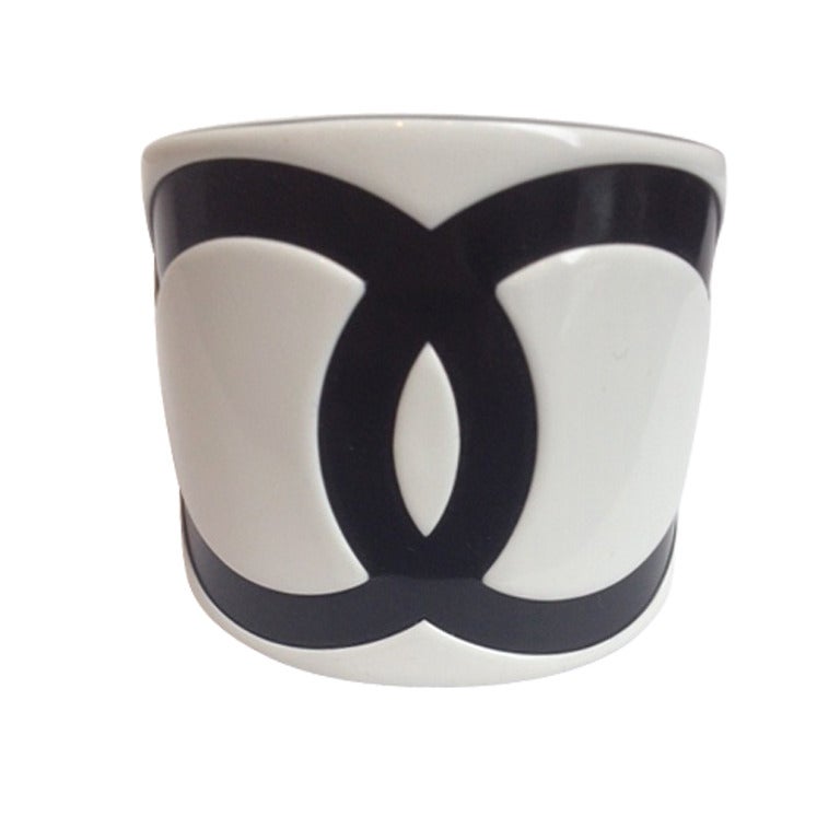 Cuff Bracelet Chanel Logo For Sale