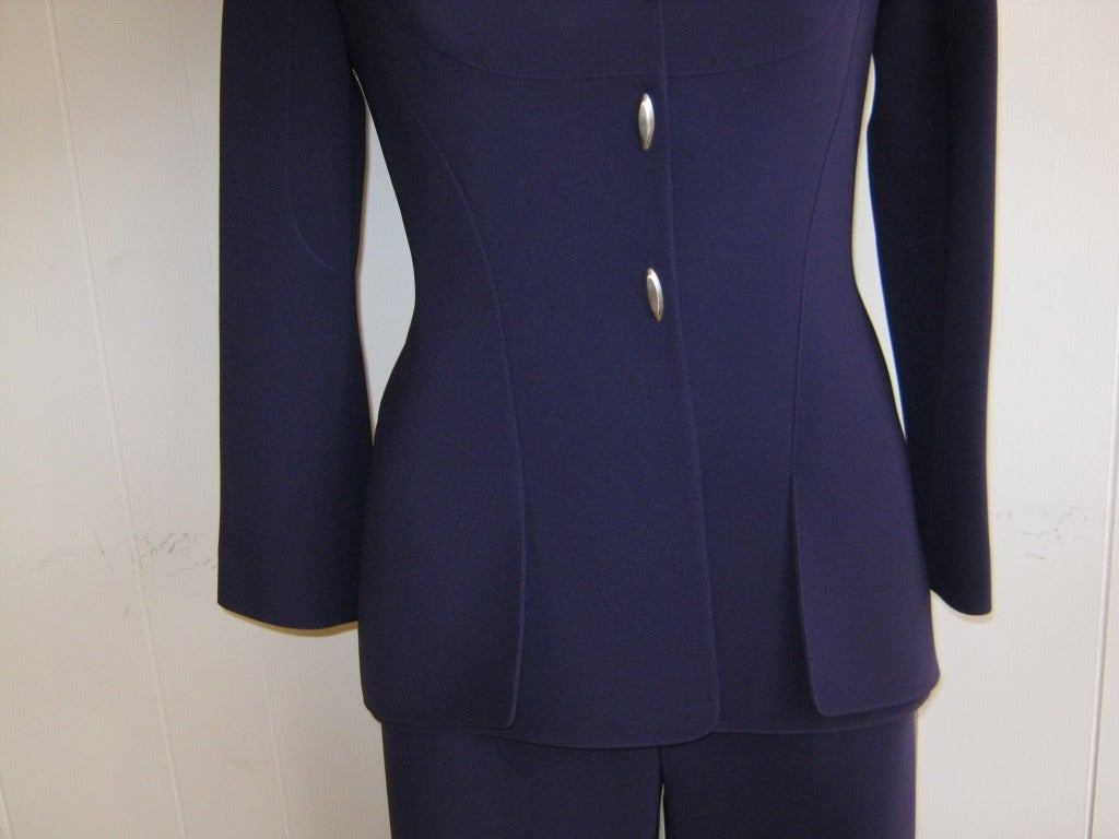 1990s Iconic Thierry Mugler Pant Suit In Excellent Condition In Port Hope, ON