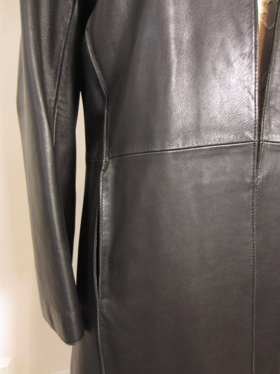 brioni leather jacket