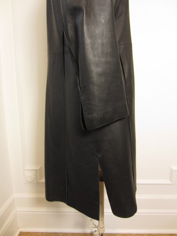 Women's Brioni Luxurious Leather Coat