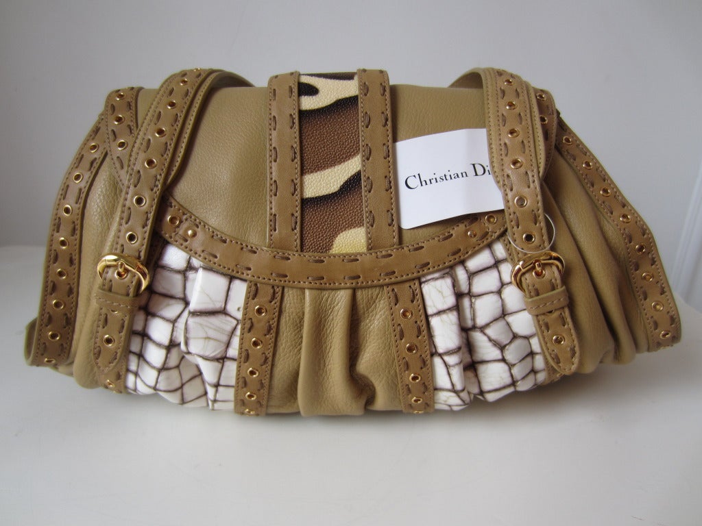 Christian Dior Savane Chic Multi-Texture Bag 3