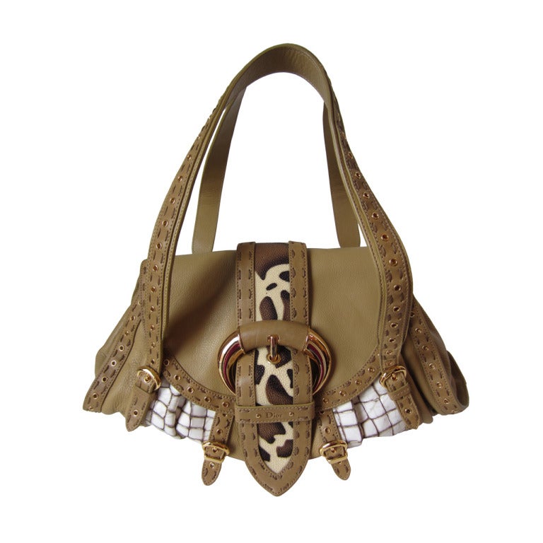 Christian Dior Savane Chic Multi-Textur Tasche