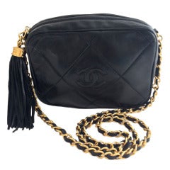 Retro Chanel Quilted Camera Bag