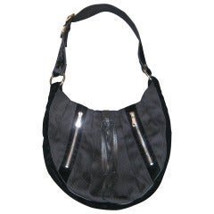 Yves Saint Laurent RG Classic Pleated Hobo Handbag