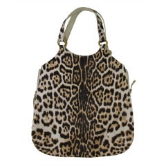 Yves Saint Laurent Tribute Leopard Tote Bag