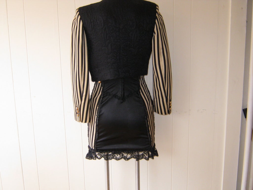 MOSCHINO 1990s Italian halter dress
