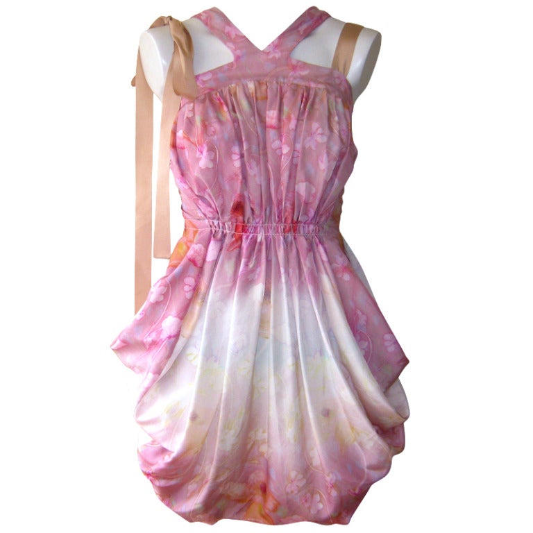 2011 Nina Ricci Spring Collection Silk Dress