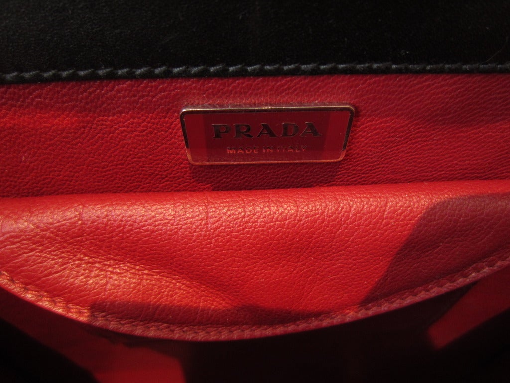 Prada Iconic and Rare Crocodile Black Bag In New Condition In Port Hope, ON