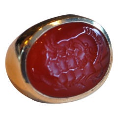 Carnelian Intaglio Ring